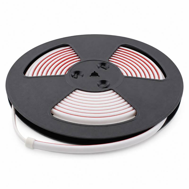 Led NEON Silicona DC24V, 10x6m, 10 metros, 110W, IP68, Ambar