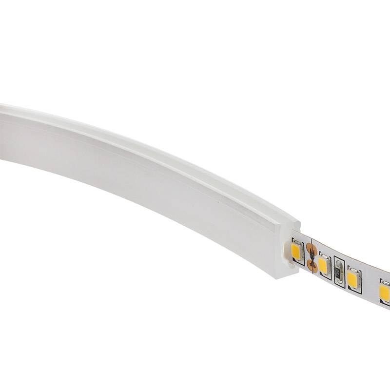 Tubo de silicona para tiras LED, 6x12mm, 1 metro
