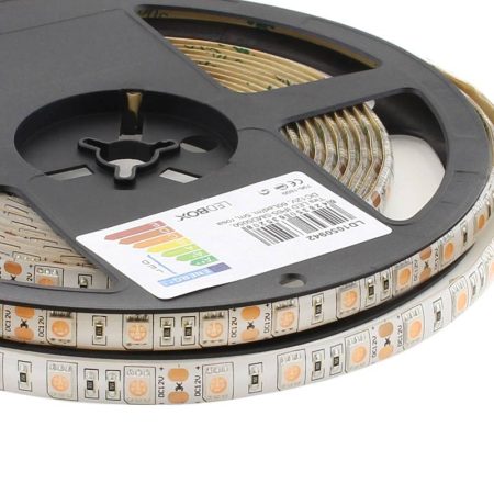 Tira LED SMD5050, DC12V, 5m (60 Led/m), ROSA - IP65, Rosa/Magenta