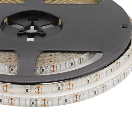 Tira LED UV Ultravioleta SMD3528, DC12V, 5m (120 Led/m) - IP65, Luz ultravioleta