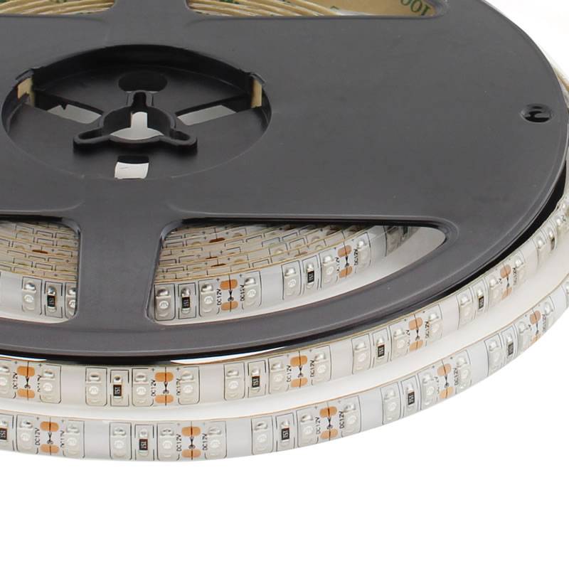 Tira LED UV Ultravioleta SMD3528, DC12V, 5m (120 Led/m) - IP65, Luz ultravioleta