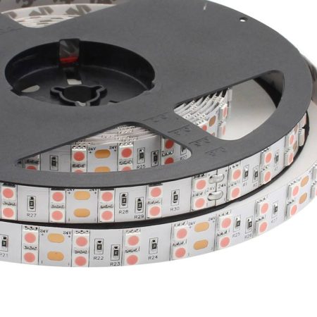 Tira LED SMD5050, DC24V, 5m (120 Led/m), ROSA - IP20, Rosa/Magenta