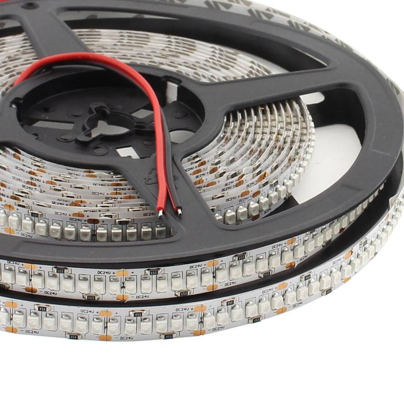 Tira LED UV Ultravioleta SMD3528, DC24V, 5m (240 Led/m) - IP20, Luz ultravioleta