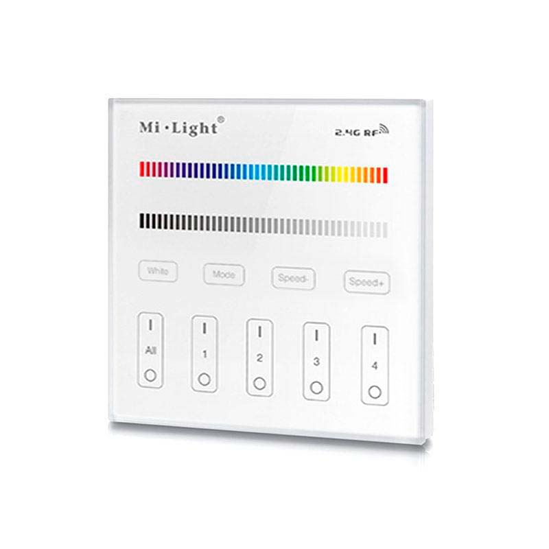 Mando 4 zonas RGB/RGBW táctil empotrable T3