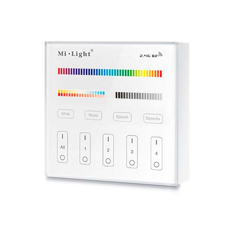 Mando 4 zonas RGB+CCT táctil B4