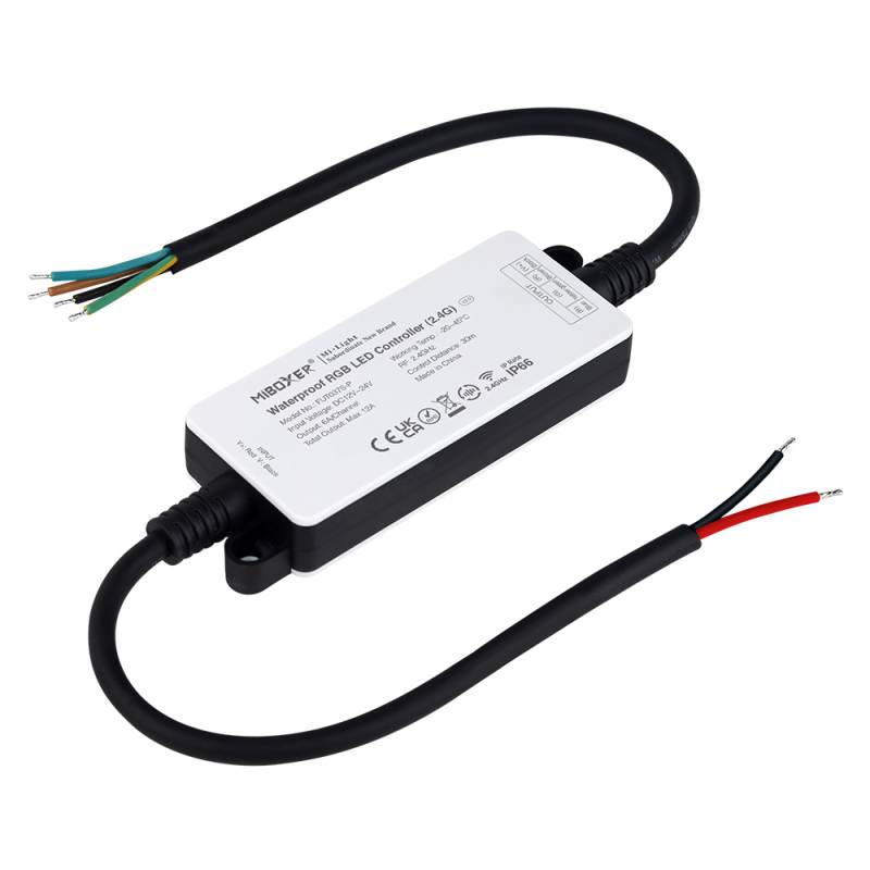 Controlador RGB 2.4G DC12-24V 12A, IP66