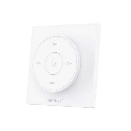 Mando RF monocolor+CCT ROUND táctil, blanco
