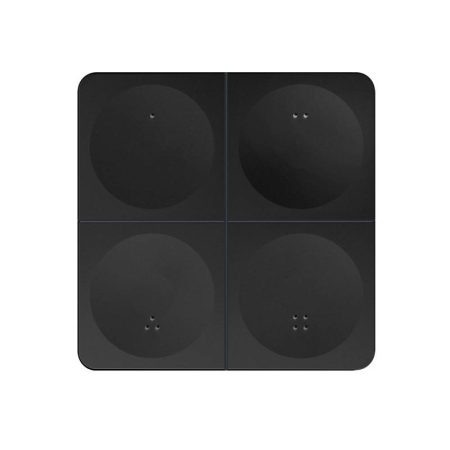 Panel RF mono K4, 4 zonas, negro