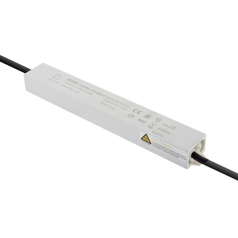 Fuente de alimentación IP67 Slim, DC12V/30W/2,5A