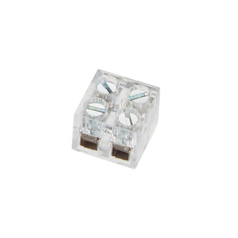 Conector con tornillos para conexión de tiras LED, 10mm
