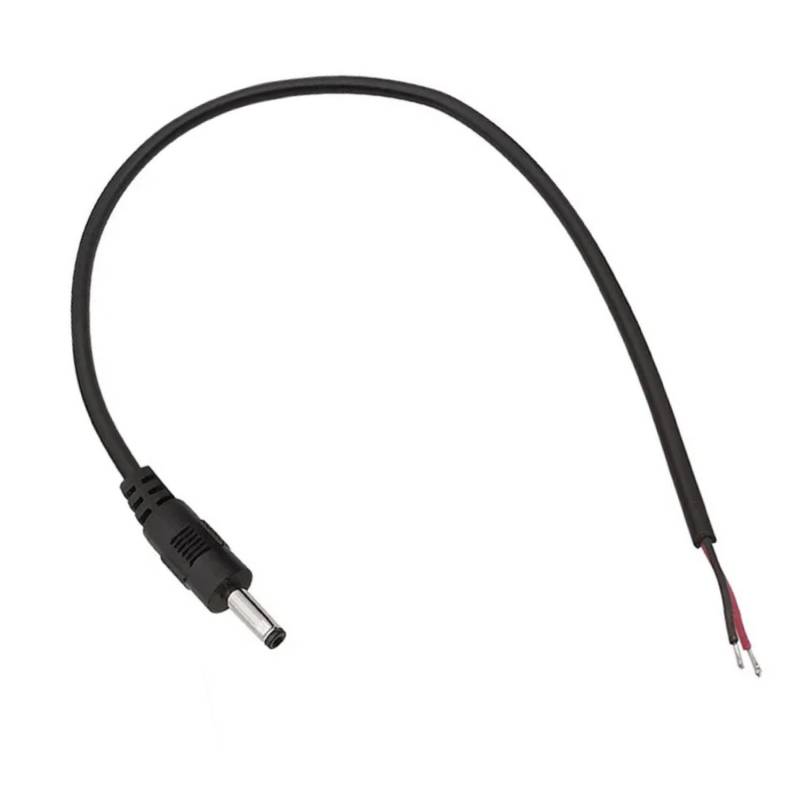 Cable DC 3,5*1,35mm Jack Macho 30cm negro