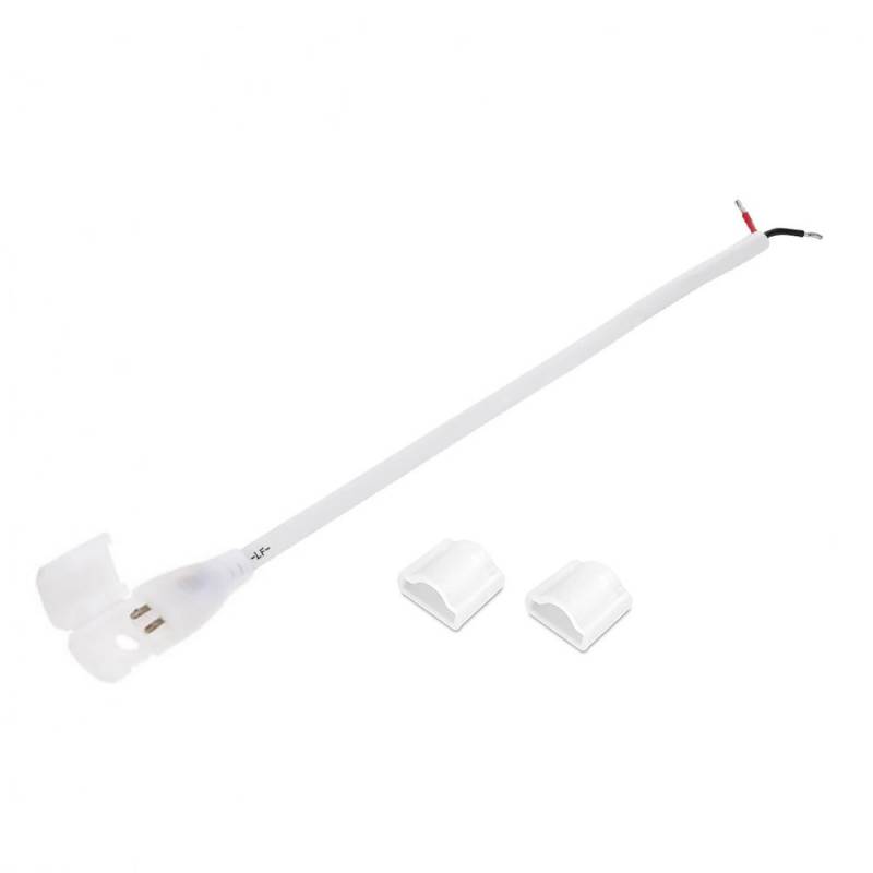 Kit Conector tira LED 220V SMD2835 DUAL + Tapas