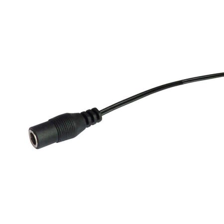 Cable DC 5,5*2,5mm Jack Hembra 100cm negro