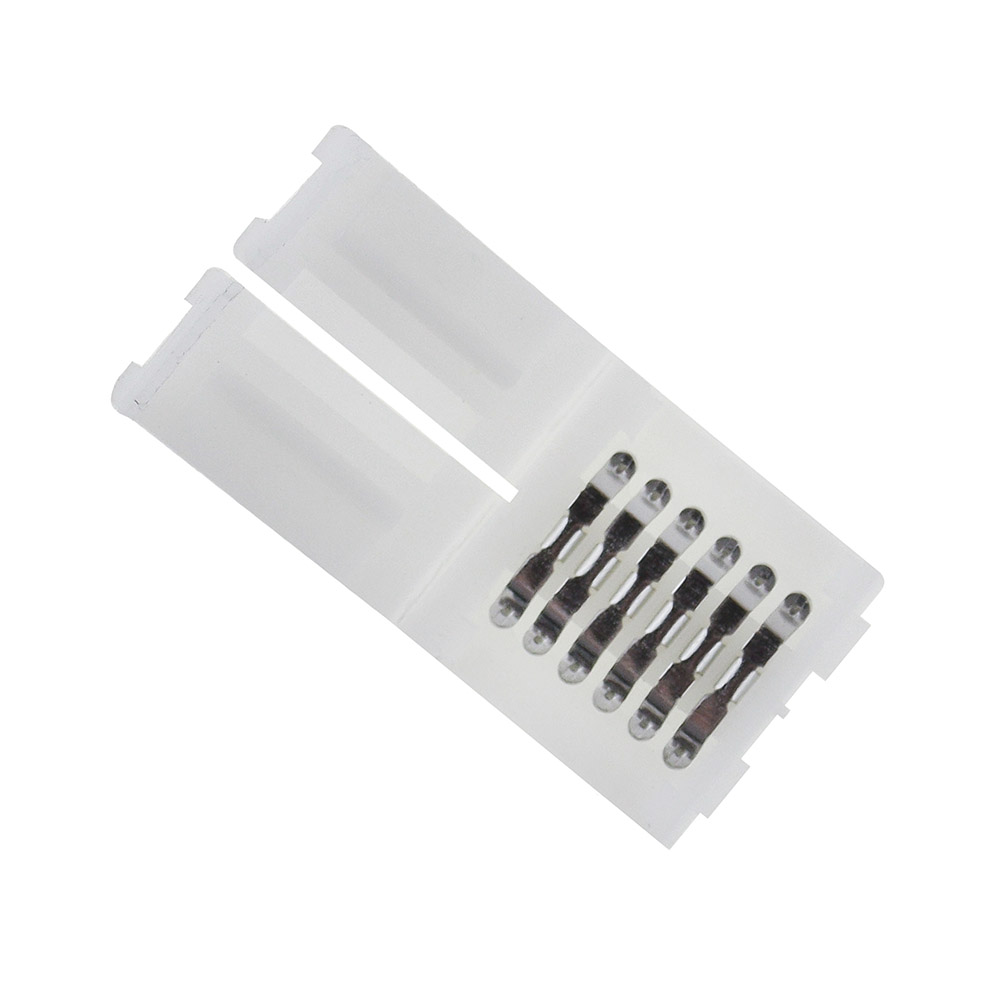 Unión / conector rígido Pin Click para tiras LED RGB+CCT 6 pin