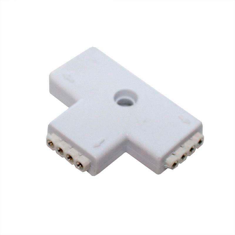 Unión / conector tipo T tira RGB