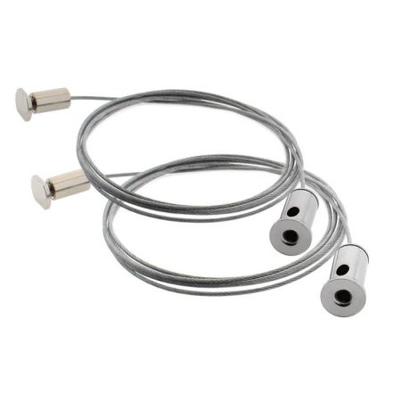 Set de 2 cables de suspensión 1m