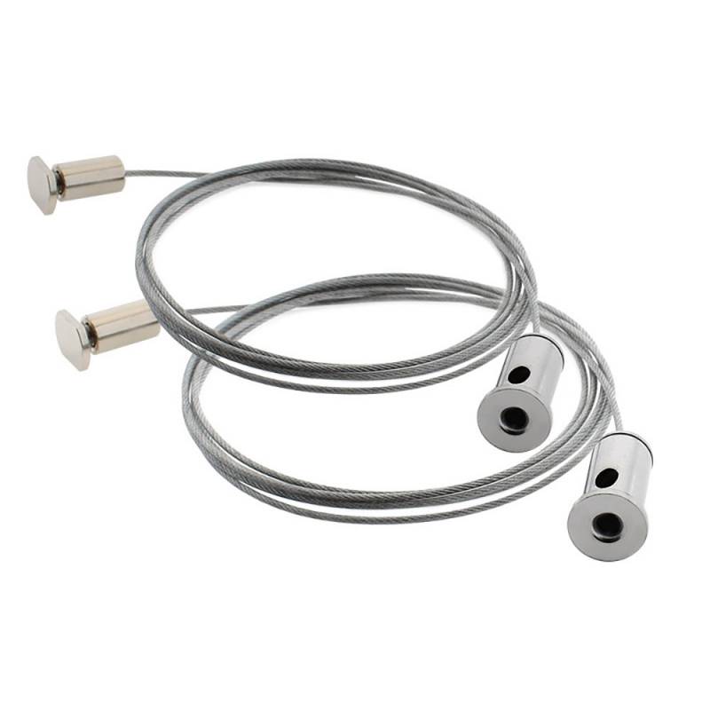 Set de 2 cables de suspensión 1m