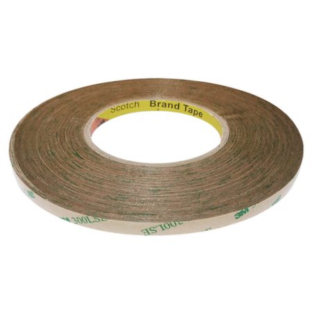 Adhesivo 3M para tiras y perfiles LED, 10mm, rollo 100m