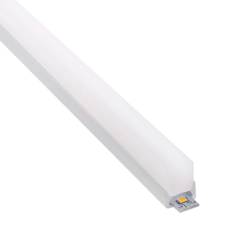 KIT - Perfil PC FOOT MINI para tiras LED, 1 metro