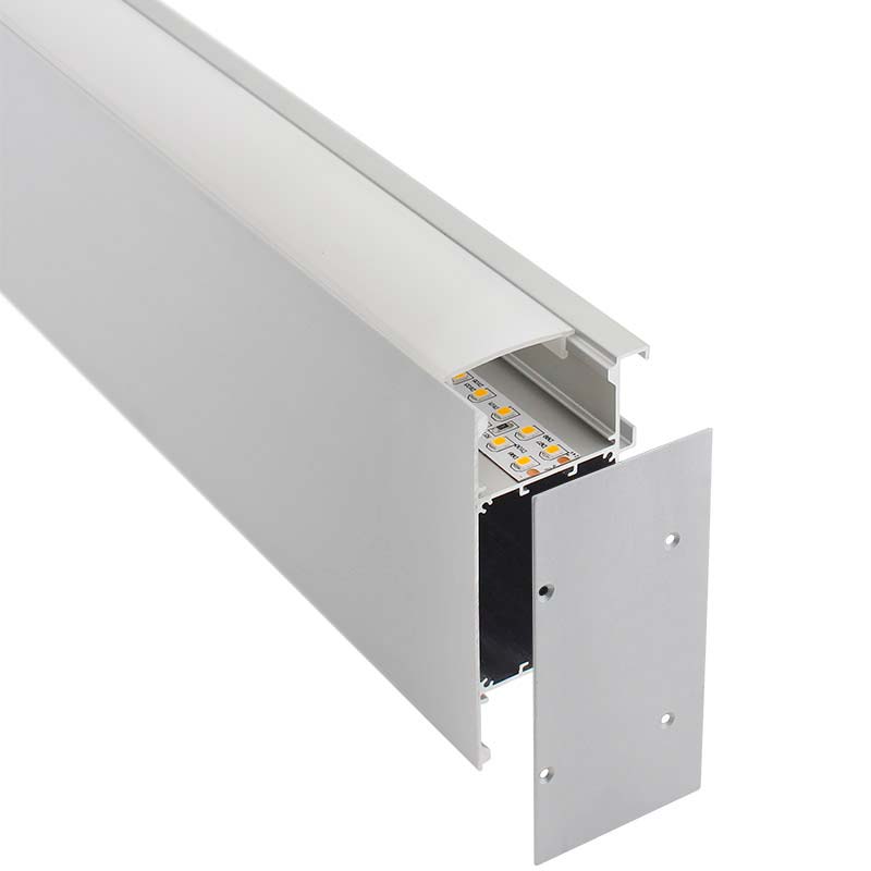 KIT - Perfil aluminio NewWALL para tiras LED, 1 metro