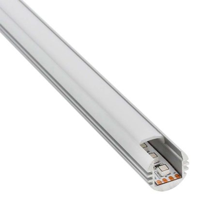 Perfil Round para tiras LED, 1 metro