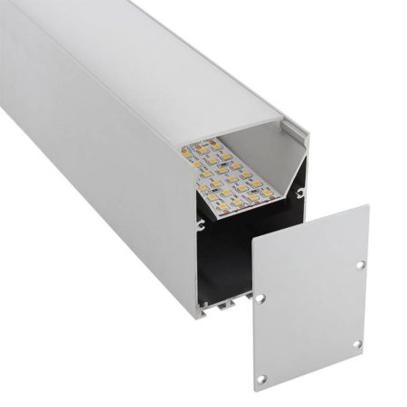 KIT - Perfil aluminio SERK para tiras LED, 2 metros