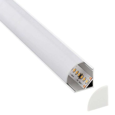 Kit Perfil de Esquina KORK-mini (2m, Blanco)