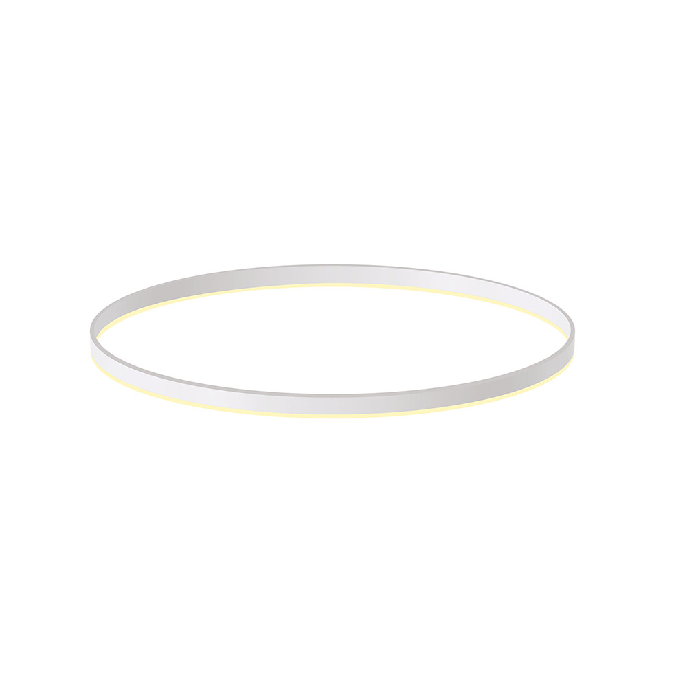 KIT - Perfil aluminio circular RING, Ø900mm, blanco