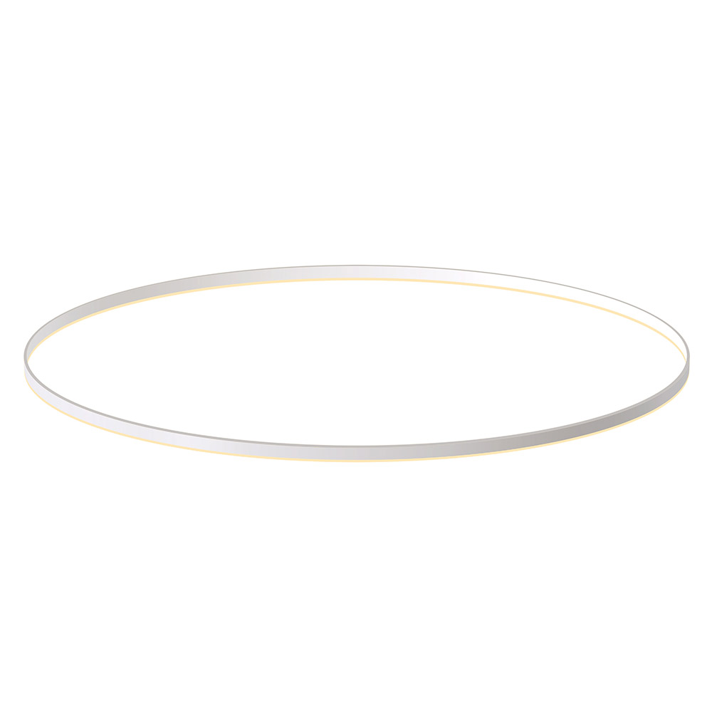 KIT - Perfil aluminio circular RING, Ø1800mm, blanco
