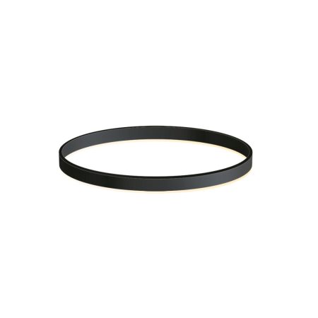 KIT - Perfil aluminio circular RING, Ø600mm, negro