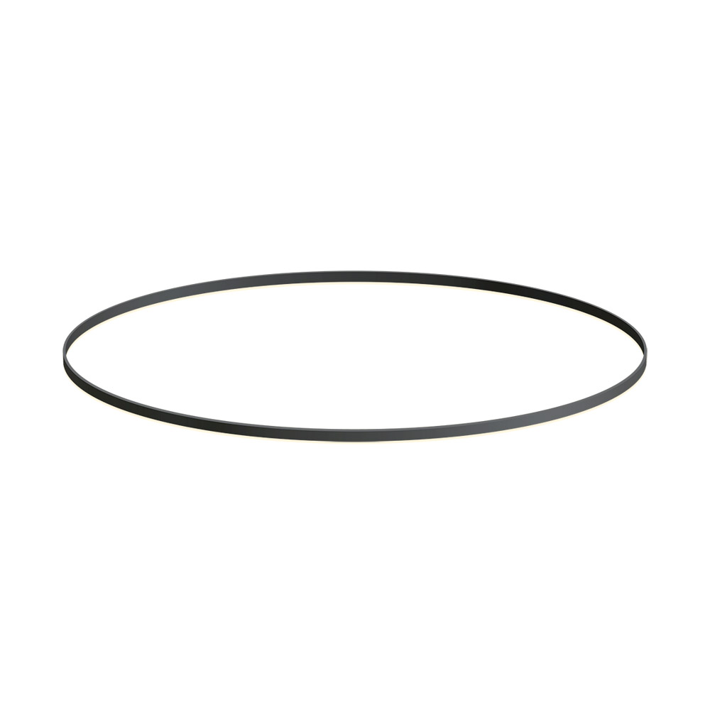KIT - Perfil aluminio circular RING, Ø1500mm, negro