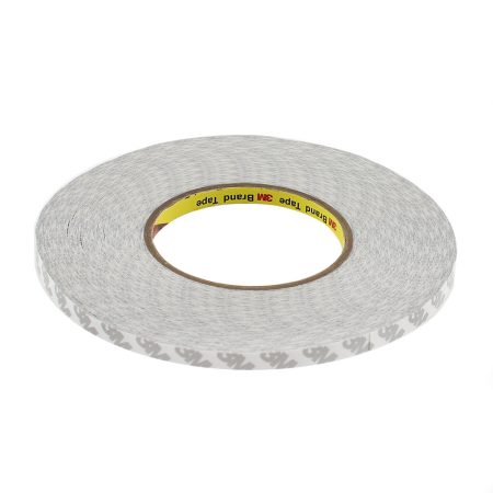 Adhesivo 3M 9080HL para tiras y perfiles LED, 8mm, rollo 50m
