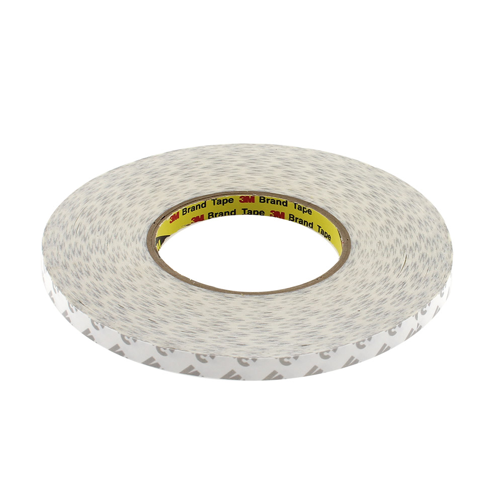 Adhesivo 3M 9080HL para tiras y perfiles LED, 10mm, rollo 50m