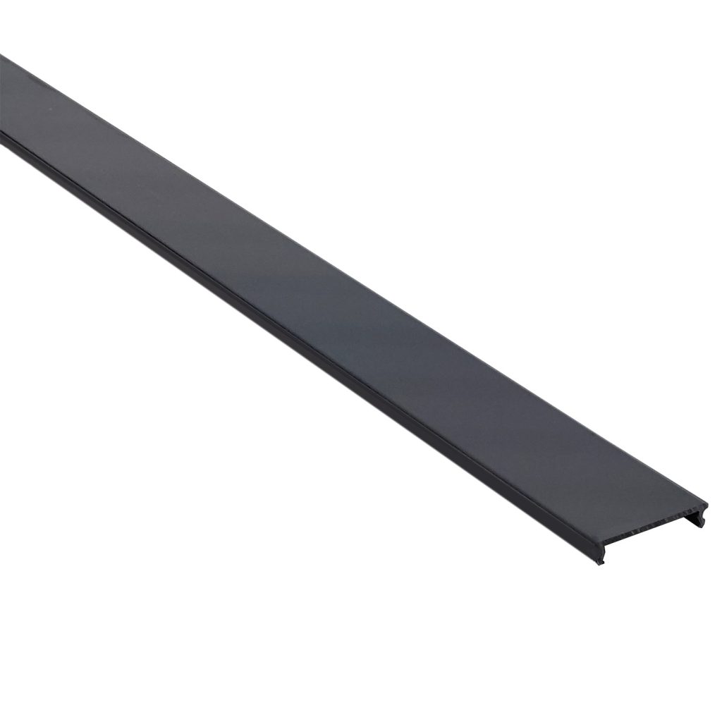 Cubierta negra para perfil VART SUSPEND, 2 metros