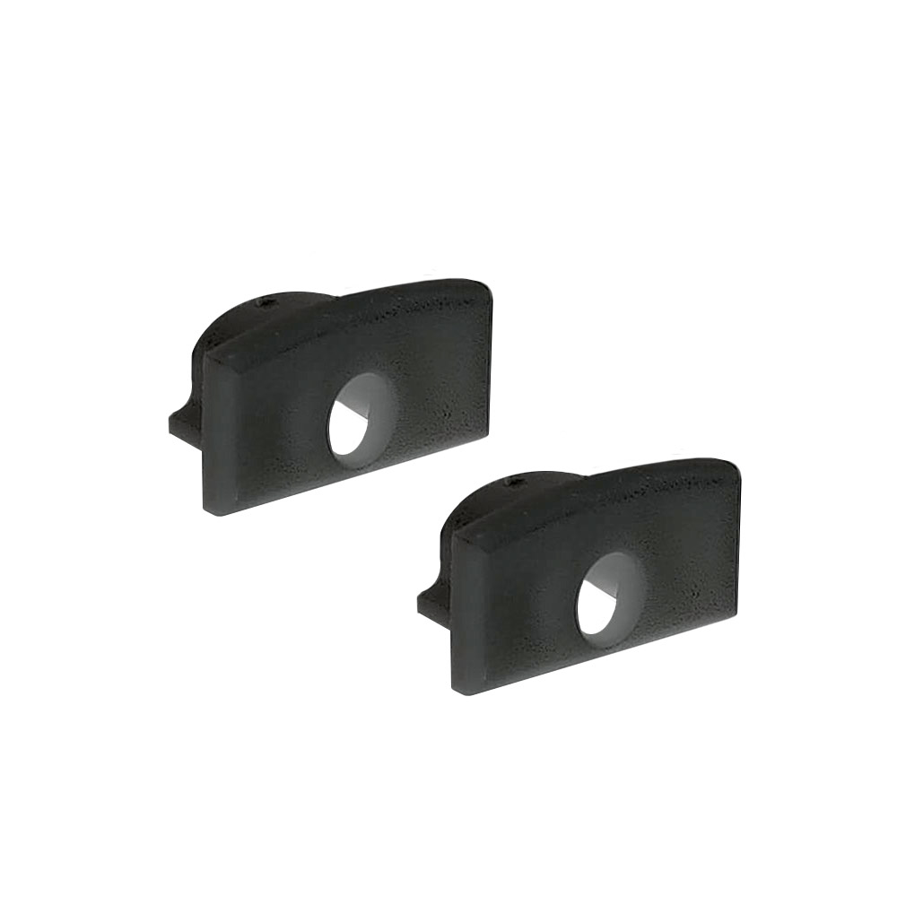Tapas para perfil LOX, negro