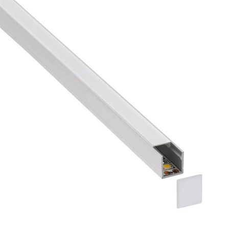 KIT - Perfil CUB 1010 para tiras LED, 2 metros