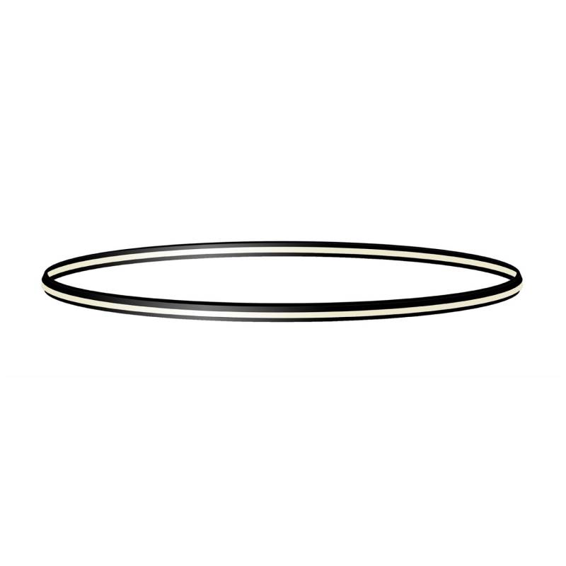 KIT - Perfil aluminio circular CYCLE IN+OUT, Ø1000mm, negro