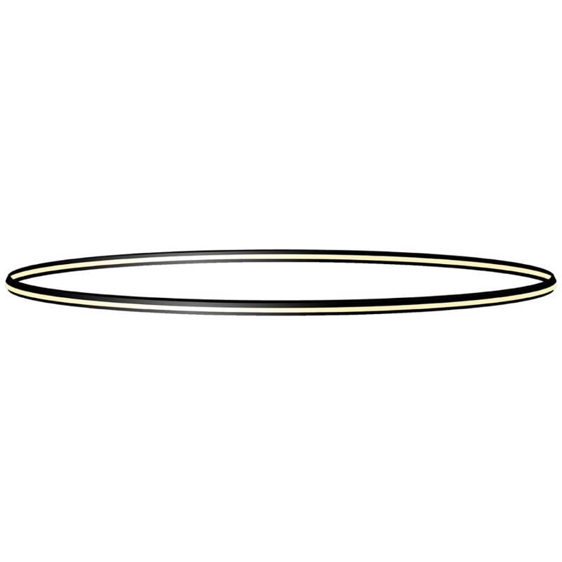 KIT - Perfil aluminio circular CYCLE IN+OUT, Ø1400mm, negro