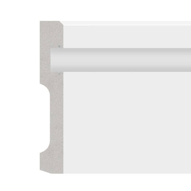 Moldura Rodapié para Tira Led KB20, 2m