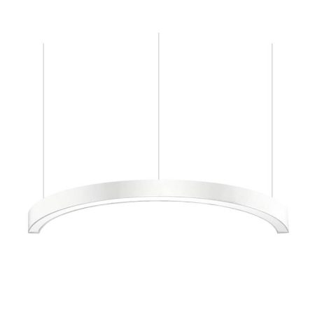 KIT - Perfil aluminio circular MOON, radio 600mm, blanco