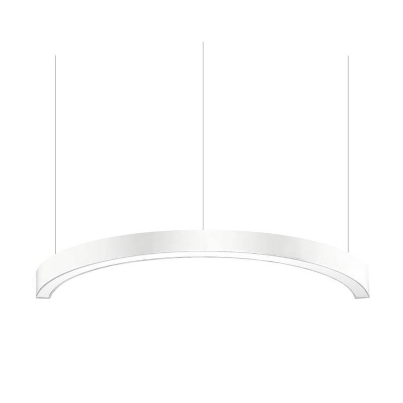 KIT - Perfil aluminio circular MOON, radio 600mm, blanco