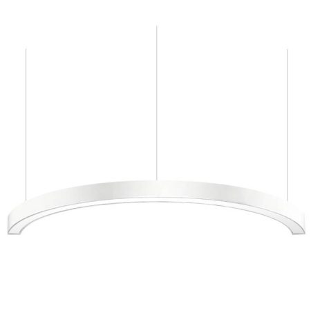 KIT - Perfil aluminio circular MOON, radio 700mm, blanco