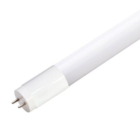 Tubo LED T8 SMD2835 Cristal - 10W - 60cm, Conexión dos Laterales, Blanco cálido