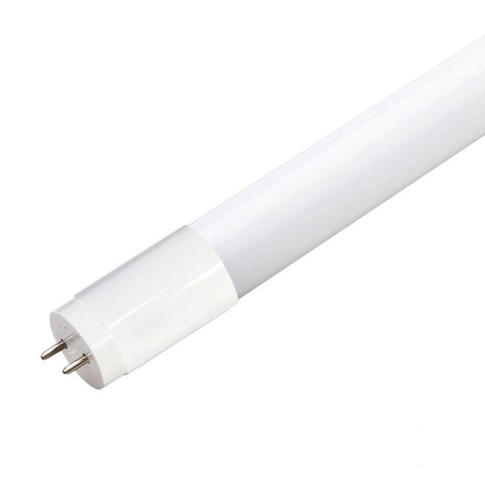 Tubo LED T8 SMD2835 Cristal - 20W - 120cm, Conexión dos Laterales, Blanco cálido