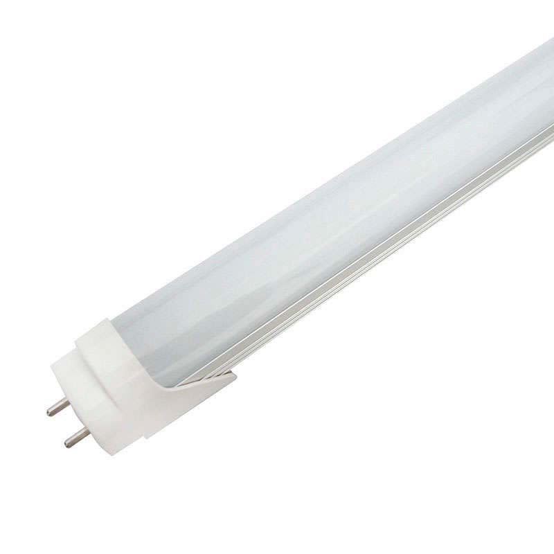 Tubo LED T8 SMD2835 Epistar - Aluminio - 20W - 120cm, Conexión dos Laterales, Blanco cálido