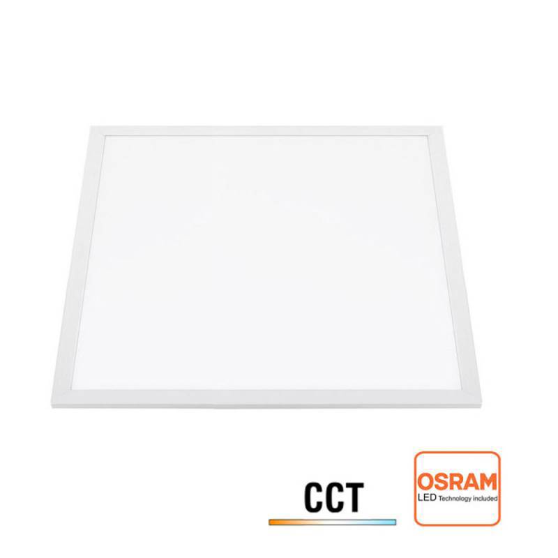 Panel LED Backlit DC24V, 40W, CCT, Chip Osram, 60x60cm, Blanco dual, regulable