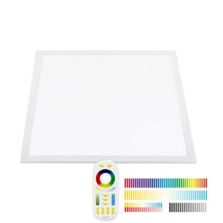 Panel LED Backlit 40W, FUT045A, RGB + CCT, RF, 60x60cm, RGB + Blanco dual, regulable
