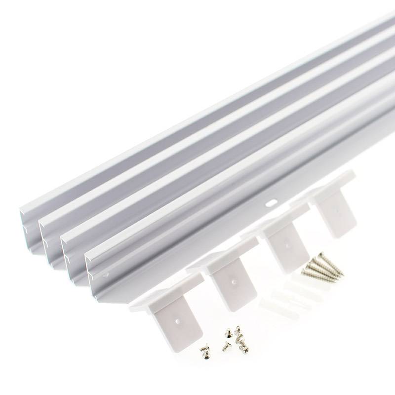 Kit marco Blanco para instalar Panel Led 60x120cm en superficie