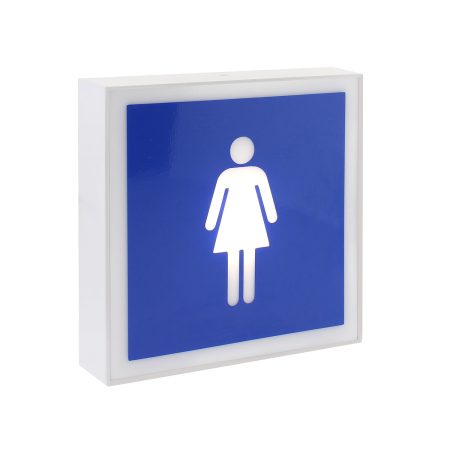 Signaled Aseos mujer, 17x17, Blanco frío