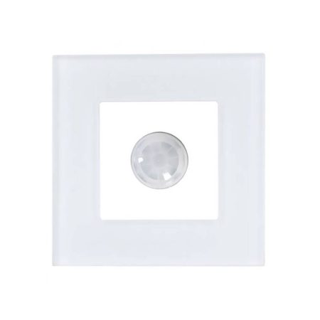 Interruptor Detector de Movimiento IR KOOB frontal PC blanco